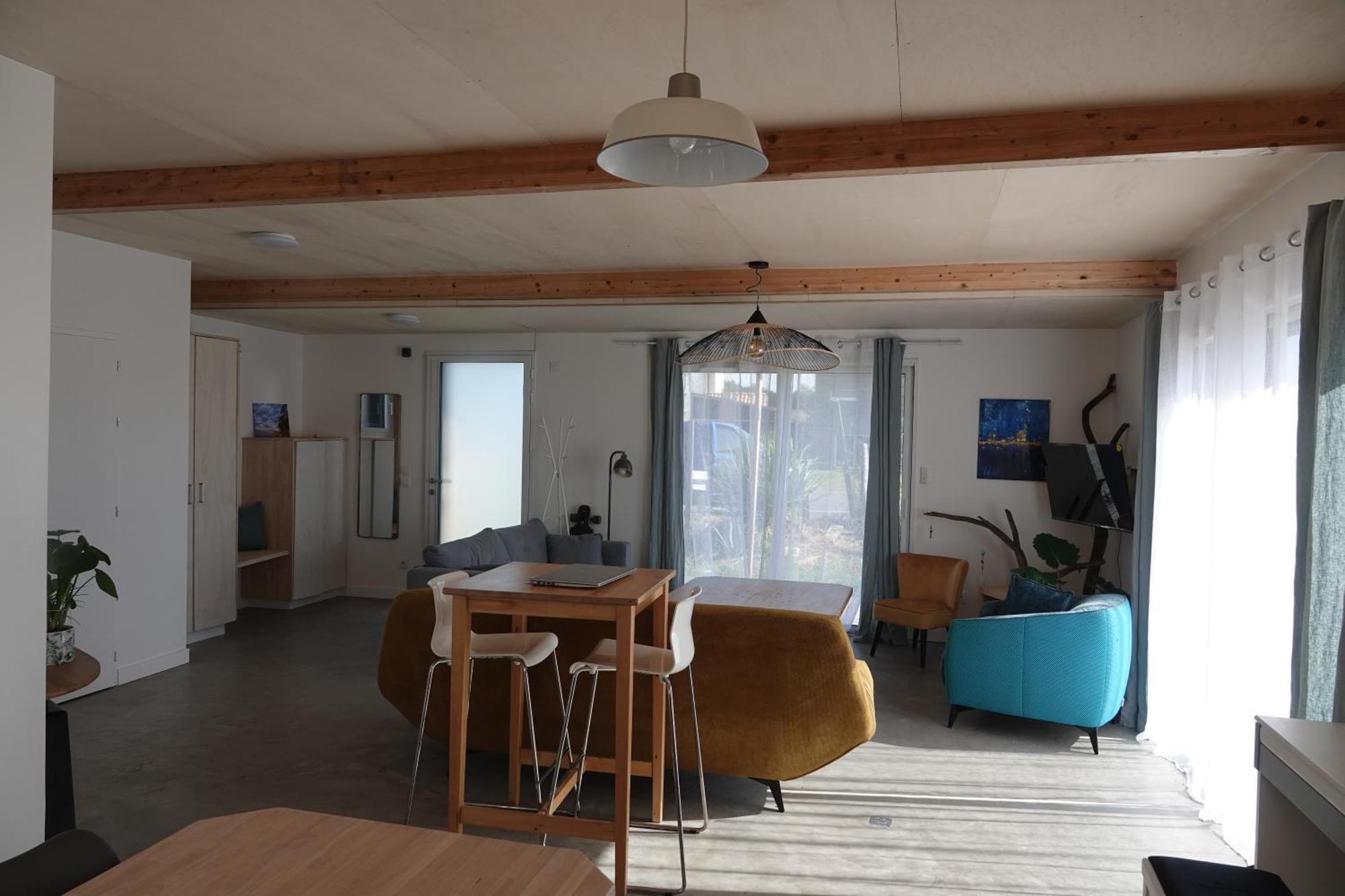 Maison Bois, Les Conches 10 Pers Longeville-sur-Mer Exterior foto
