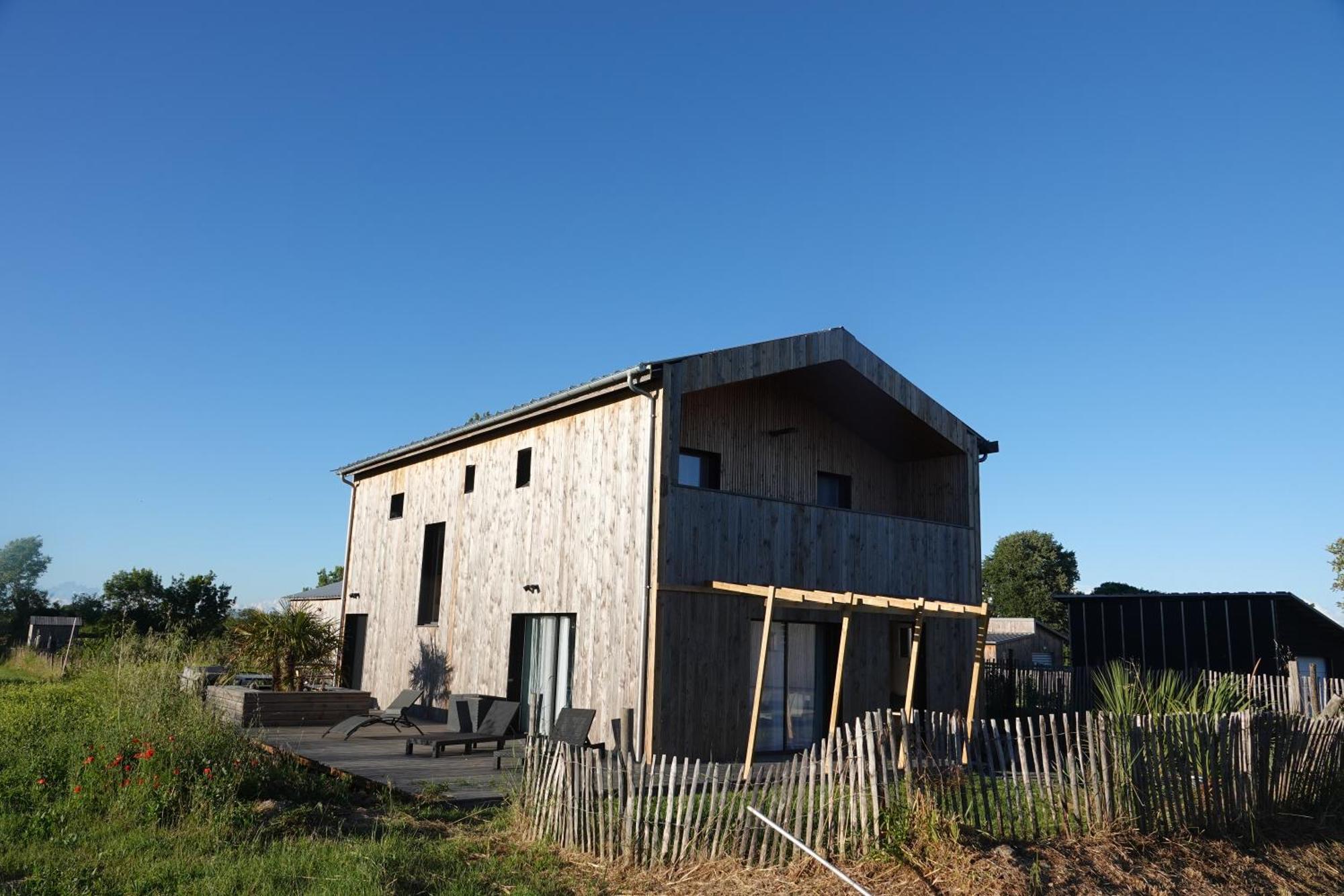 Maison Bois, Les Conches 10 Pers Longeville-sur-Mer Exterior foto