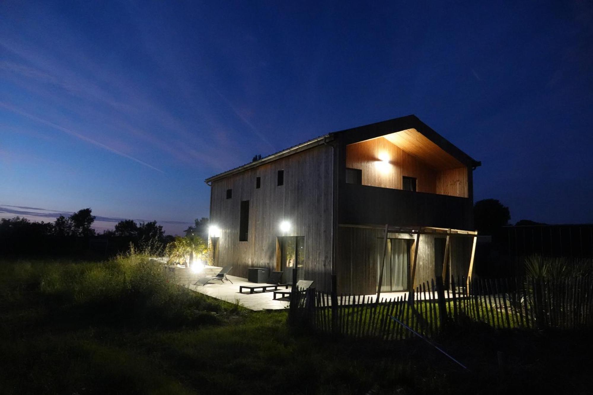 Maison Bois, Les Conches 10 Pers Longeville-sur-Mer Exterior foto